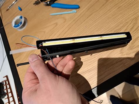 upgraded tsrip|Bambu Stock light upgrade to 5v COB LED strip p1p p1s models.